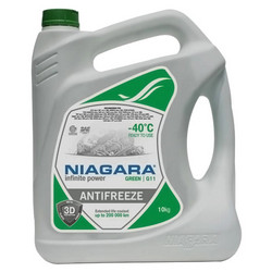 Niagara Антифриз Green G11 (зеленый), 10 л 10л. | Артикул 001001002012