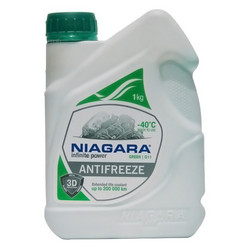 Niagara Антифриз Green G11 (зеленый), 1 л 1л. | Артикул 001001002006