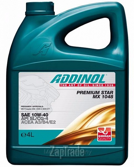Моторное масло Addinol Premium Star MX 1048 Полусинтетическое