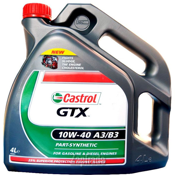 Моторное масло Castrol GTX A3/B3 Полусинтетическое