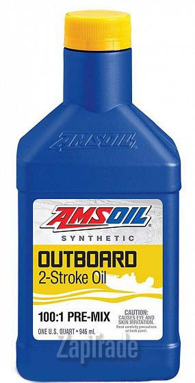 Моторное масло Amsoil Outboard 100:1 Pre-Mix Synthetic 2-Stroke Oil Синтетическое