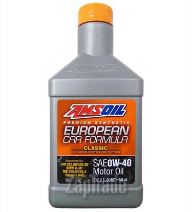Моторное масло Amsoil European Car Formula 0W-40 Classic ESP Synthetic Motor Oil Синтетическое
