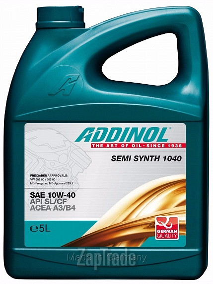 Моторное масло Addinol Semi Synth 1040 Полусинтетическое