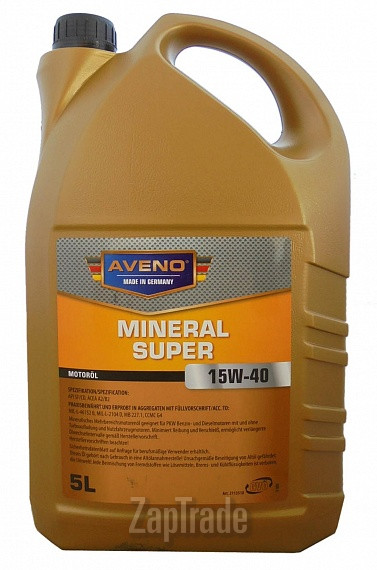 Моторное масло Aveno Mineral Super Минеральное