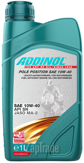 Моторное масло Addinol Pole Position Синтетическое
