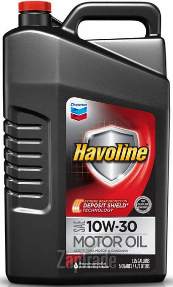 Моторное масло Chevron Havoline Motor Oil Полусинтетическое