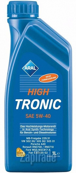 Моторное масло Aral HighTronic Синтетическое