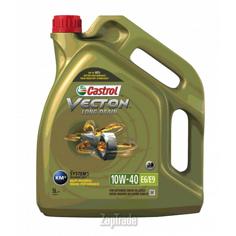 Моторное масло Castrol Vecton Long Drain 10W-40 E6/E9 Синтетическое